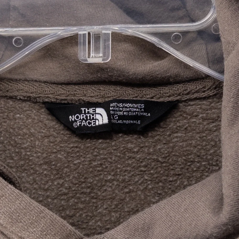 The North Face Mens Large Hoodie Brown Grizzly Bear Graphic Pullover‎ Gorpcore